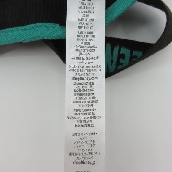 Disney Parks 2023 Halloween Glow In The Dark Mickey Mouse Tote Bag Black Teal - Picture 7 of 12